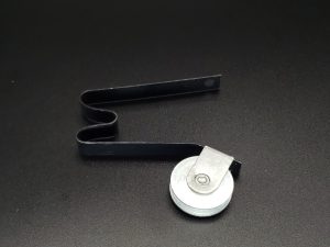 Left Hand Roller with Steel Wheel (PE Delmar) — Window Hardware Direct
